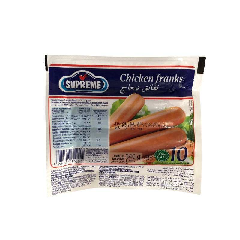 Supreme - Saucisse Poulet - 340g
