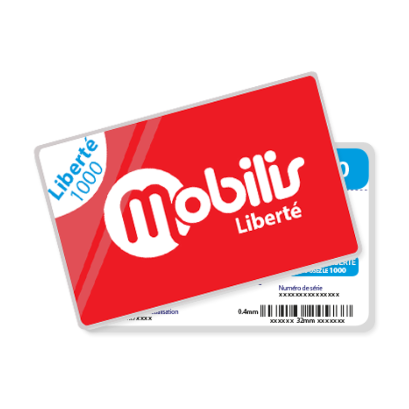 Liberté - Recharge 1000 XPF - 1U