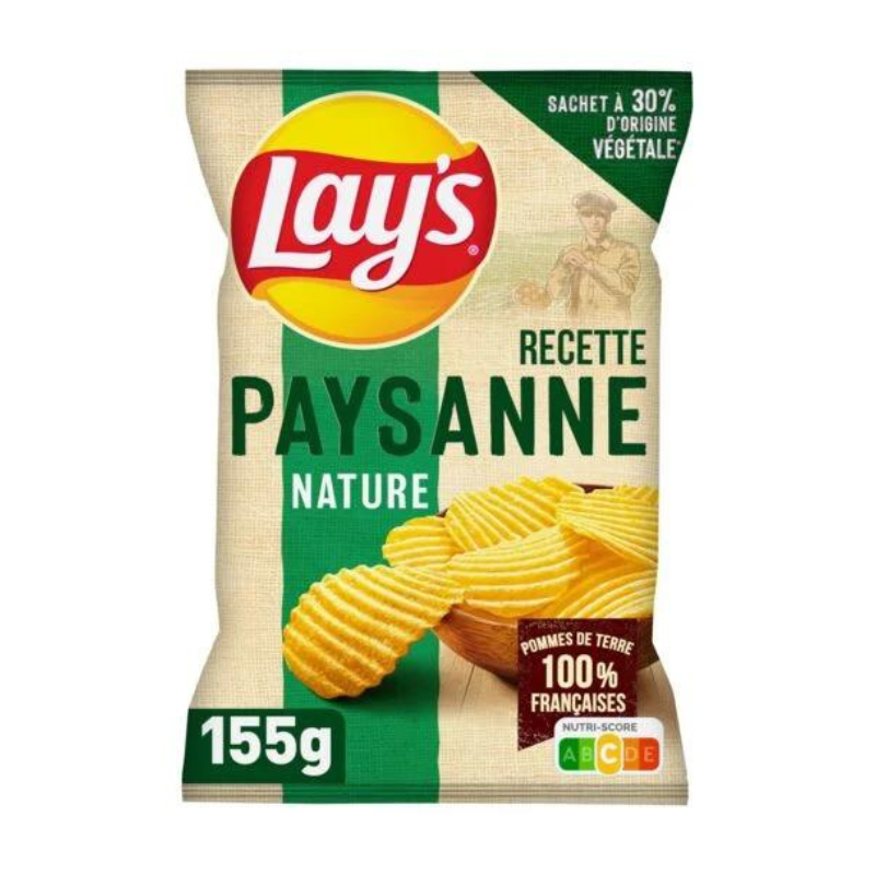 Lay's - Chips Nature Paysanne - 155g