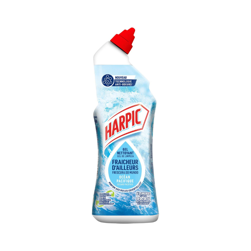 Harpic - Gel WC Fraicheur Ocean Pacifique - 750ml 
