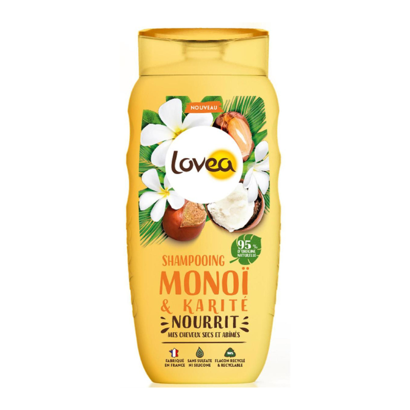 LOVEA - Shampooing Monoï & Karité - 250ml