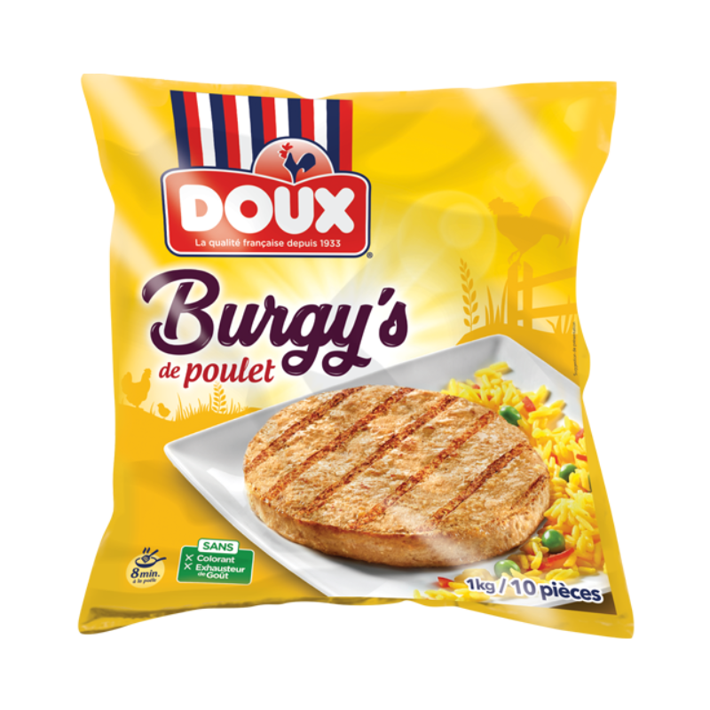 Doux - Burgy's Steak Poulet - 1kg