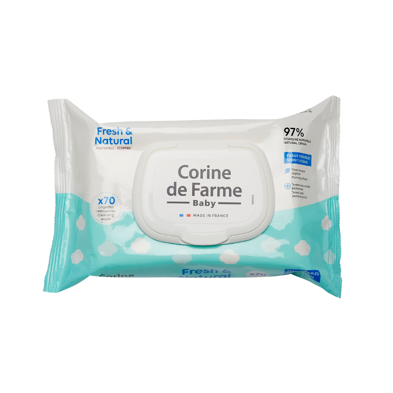 Corine de Farme - Lingettes Bébé - x70