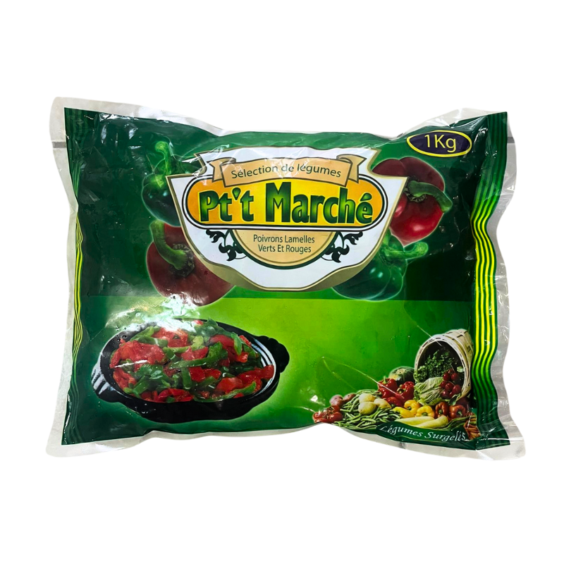 P'tit Marché - Poivrons verts/rouges - 1kg