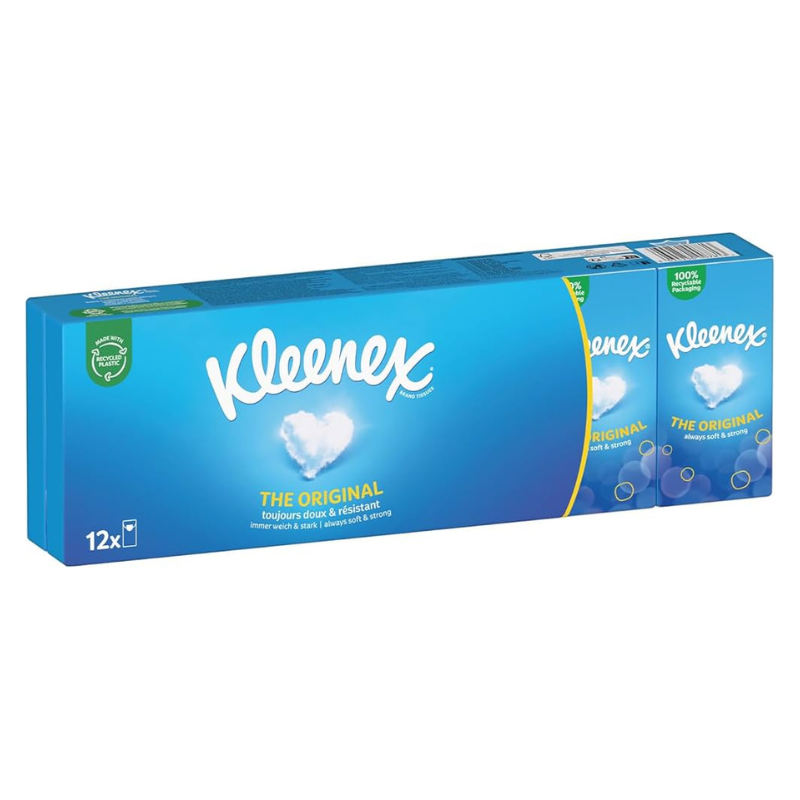 Kleenex - Original - 12 paquets - 1U