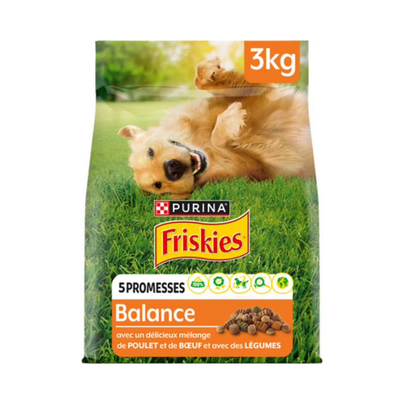 Friskies - Croquette Chien - Poulet - 3kg