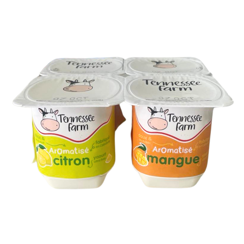 Tennessee farm - Yaourt Mangue Citron - 4x100g