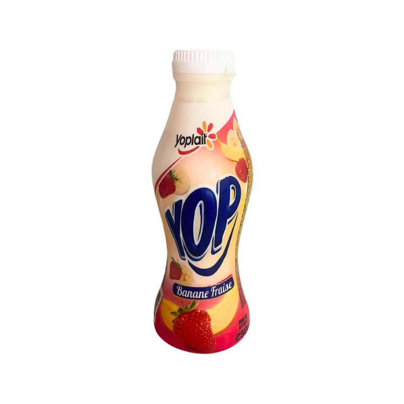 Yoplait - YOP Yaourt à boire Banane Fraise - 25cl