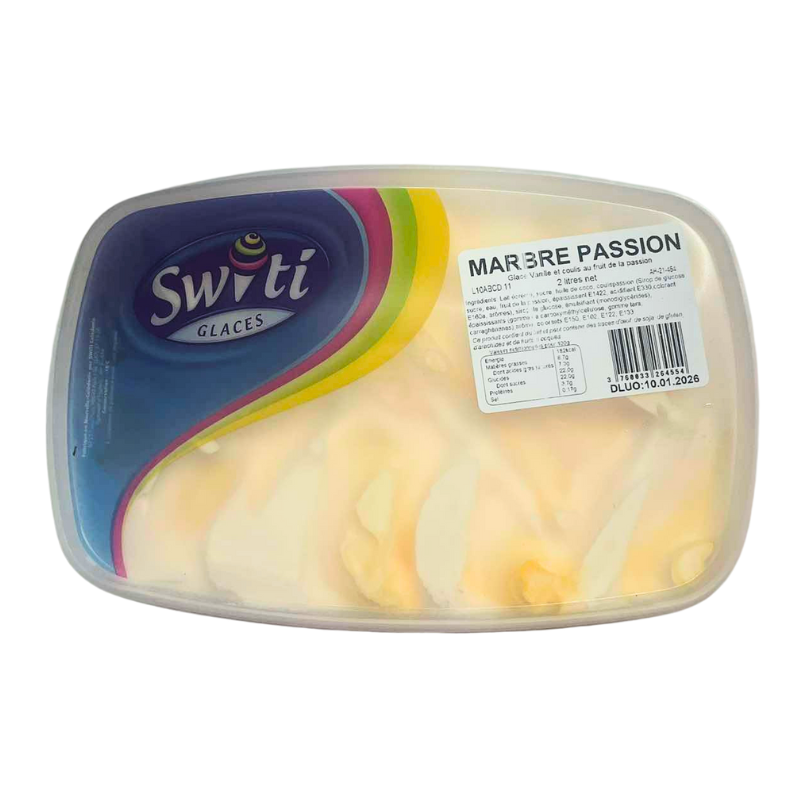 Switi - Glace Vanille Coulis Passion - 2L