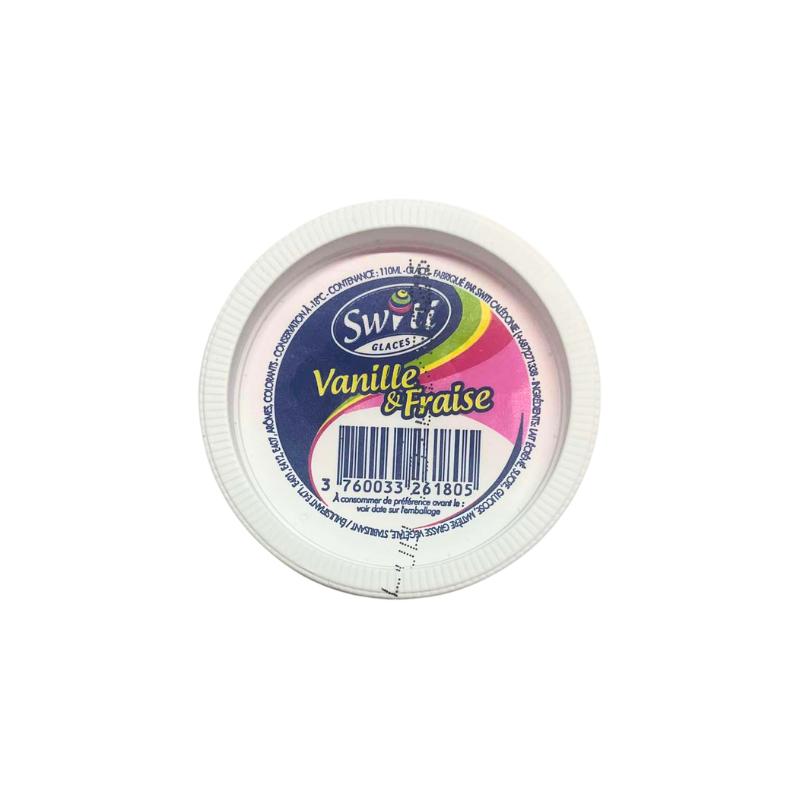 Switi - Glace Vanille/Fraise- 50ml