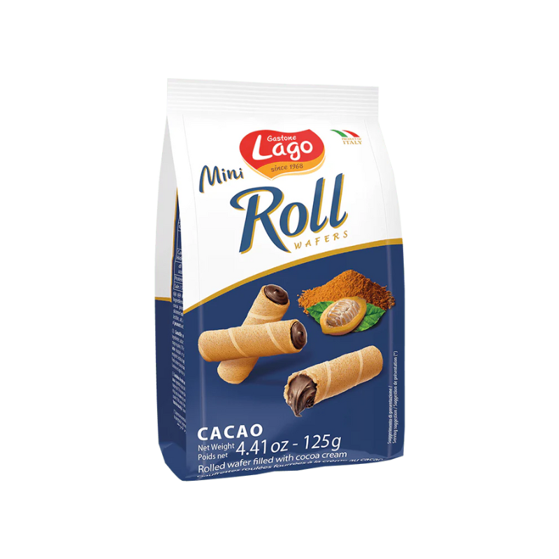 Lago - Biscuits Mini Rolls Break Choco - 125g