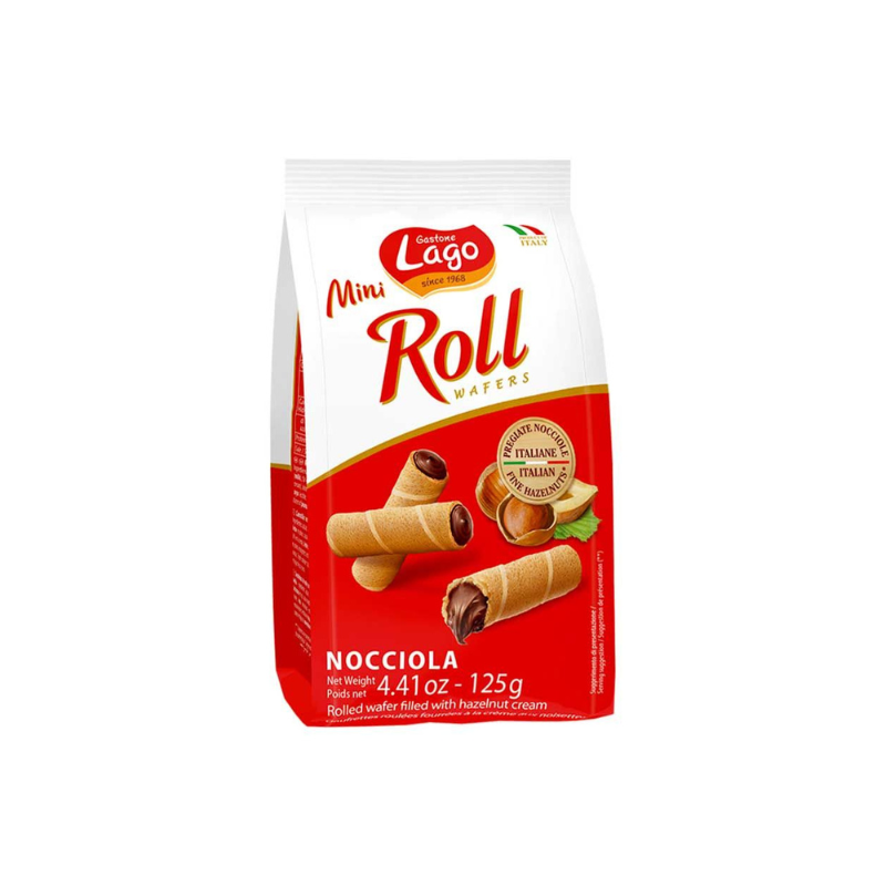 Lago - Biscuits Mini Rolls Break Noisette  - 125g