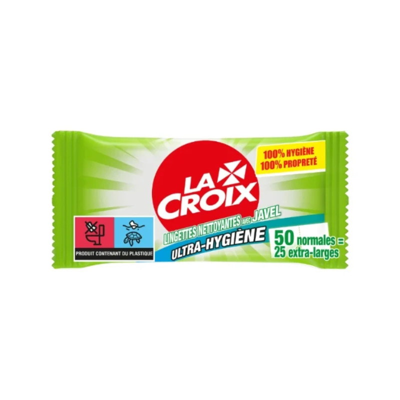 Lacroix - Lingettes Ménagères Javel - x50