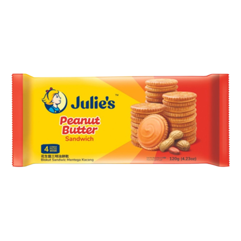 Julie's - Biscuit Beurre de cacahuète - 120g