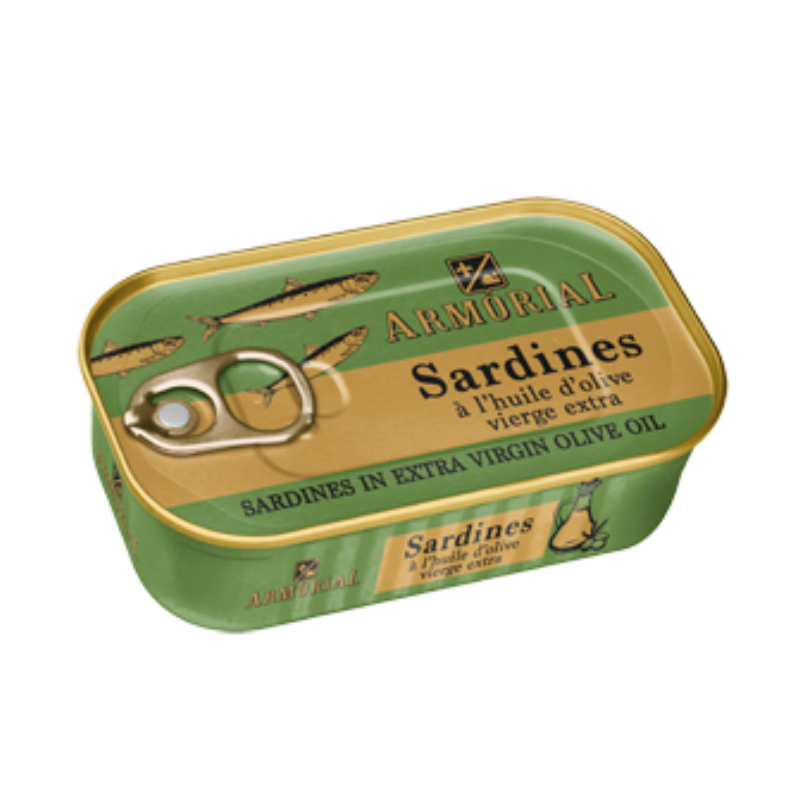 Armorial - Sardines Huile Olive - 120g