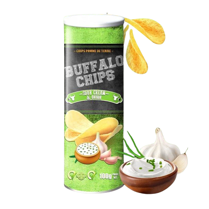 Buffalo - Chips Sour Cream & Onions - 100g