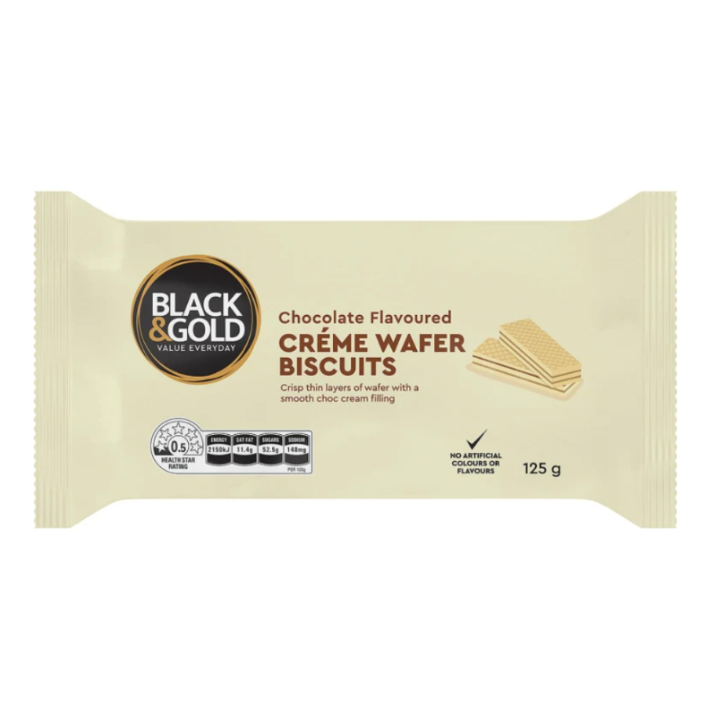 Black & Gold - Gaufrette Choco - 125g