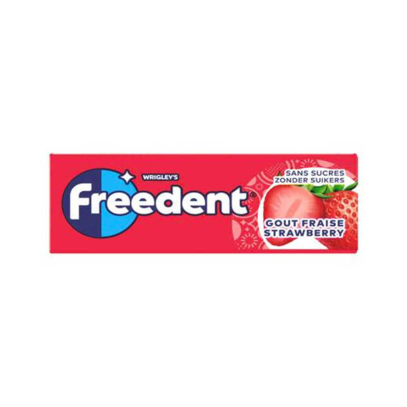 Freedent - Chewing Gum - Fraise - 42g