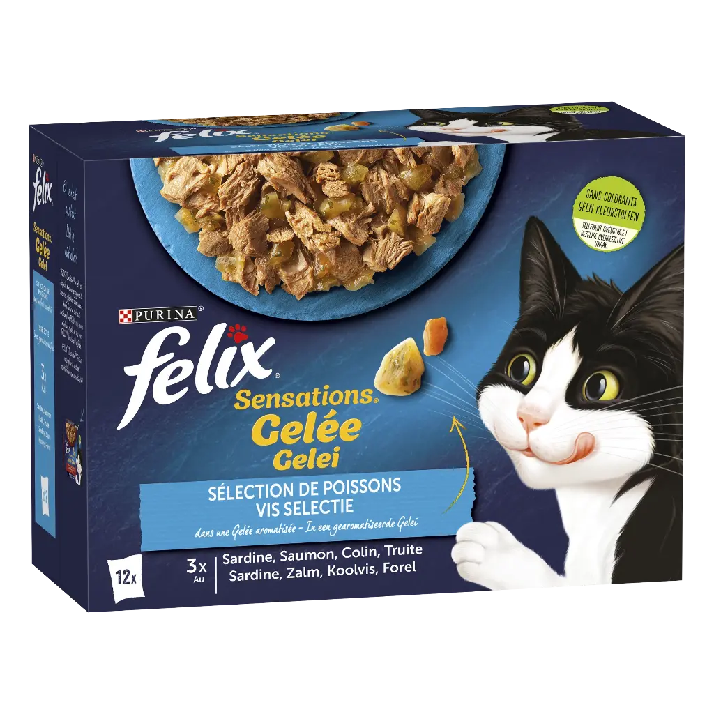 Félix - Sensation Gelée Poisson - 12x85g
