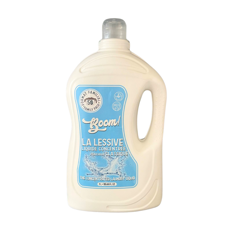 Boom - Lessive Liquide - Fraicheur - 3L