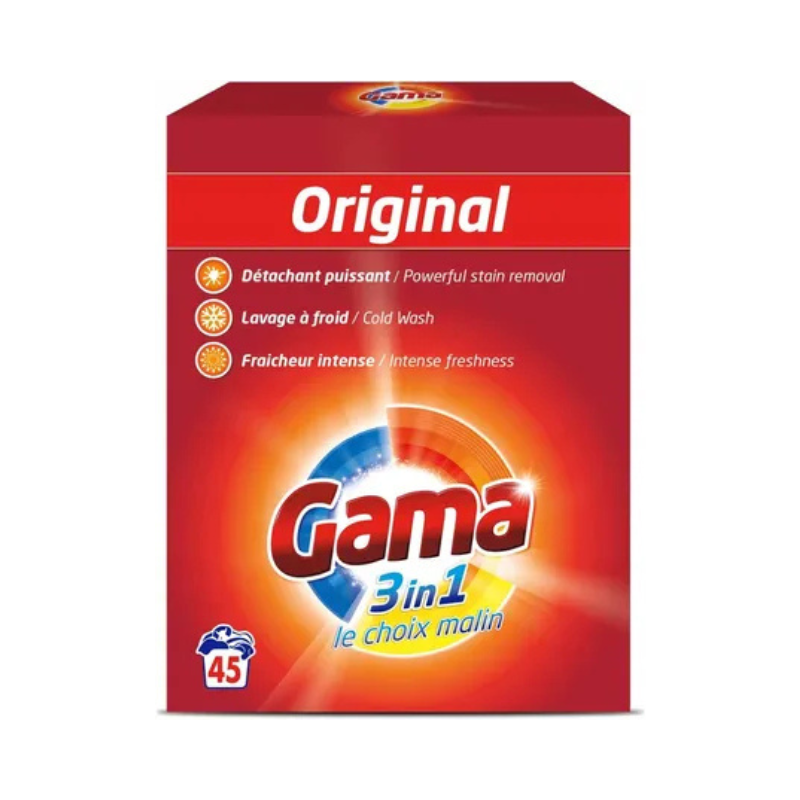 GAMA  - Lessive Poudre - Original - 45D