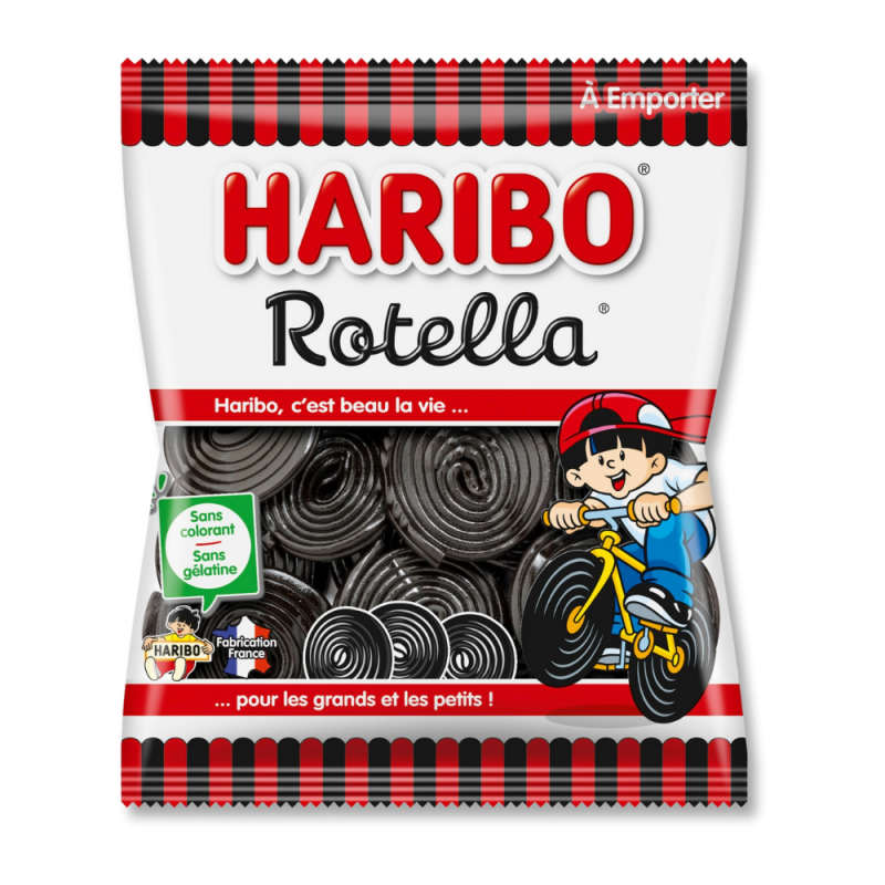 Haribo - Bonbon Réglisse Rotella - 120g