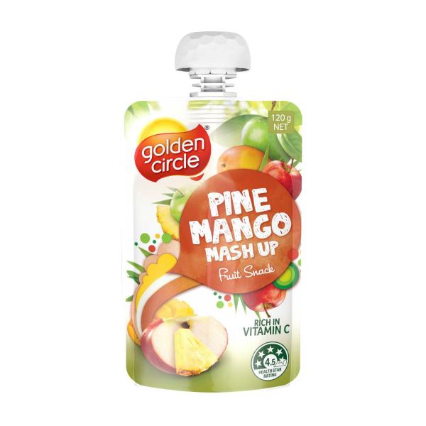 Golden circle - Compote Gourdes Pomme Ananas Mangue - 120g