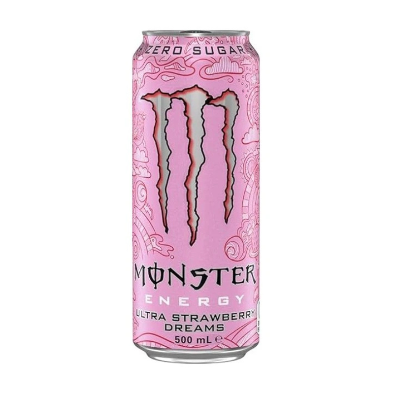 Monster - Boisson Énergétique Fraise - 500ml