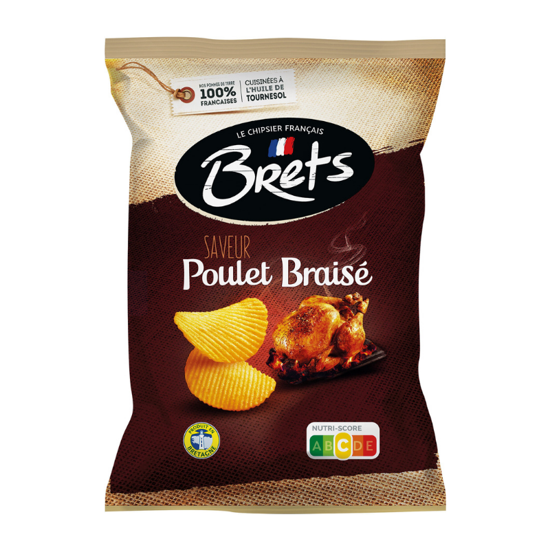 Bret's - Chips Poulet Braise - 125g