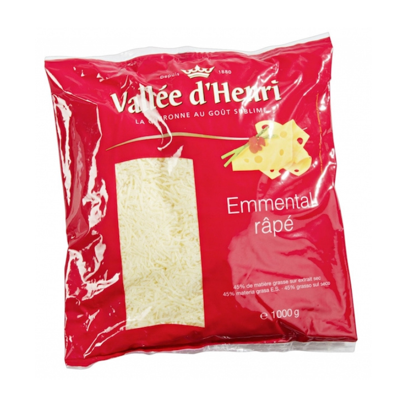 Vallée d'Henry - Emmental Rapé - 1kg