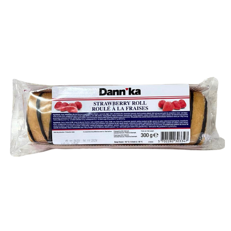 Dann'ka - Gâteau Roulé Fraise - 300g