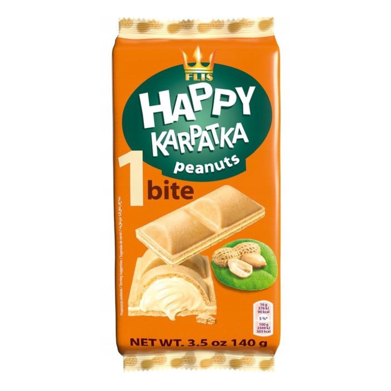 Happy Karpatka - Biscuit Cacahuètes - 140g