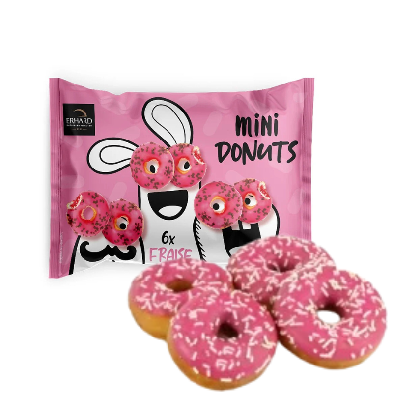 Mini Donuts Fraise - 18g 