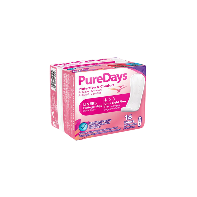 Pure Days - Protège Slips - Flux très léger - x16