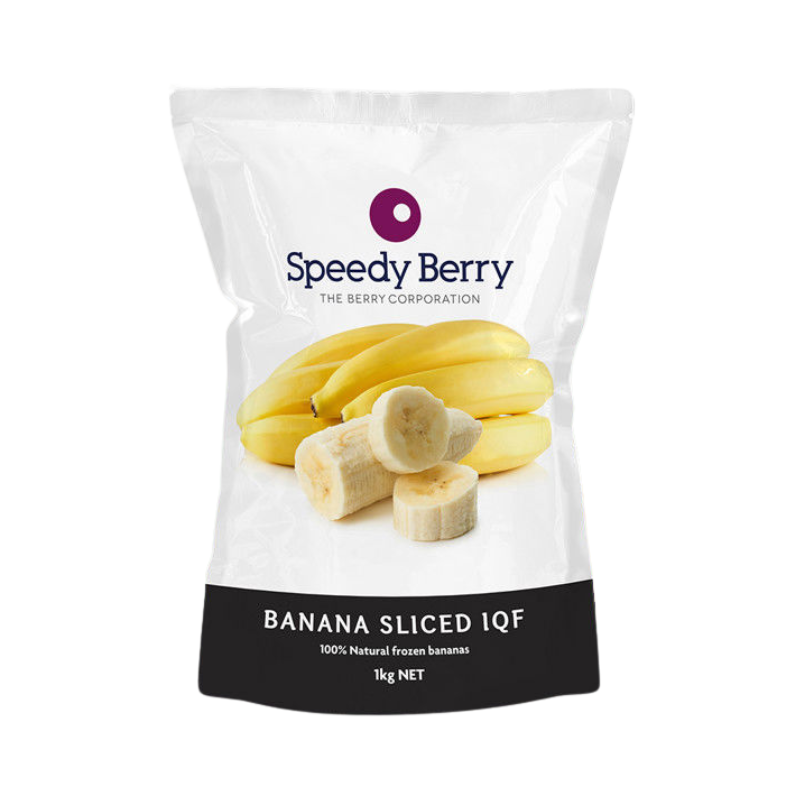 Speedy Berry - Bananes Surgelés en Morceaux - 1kg