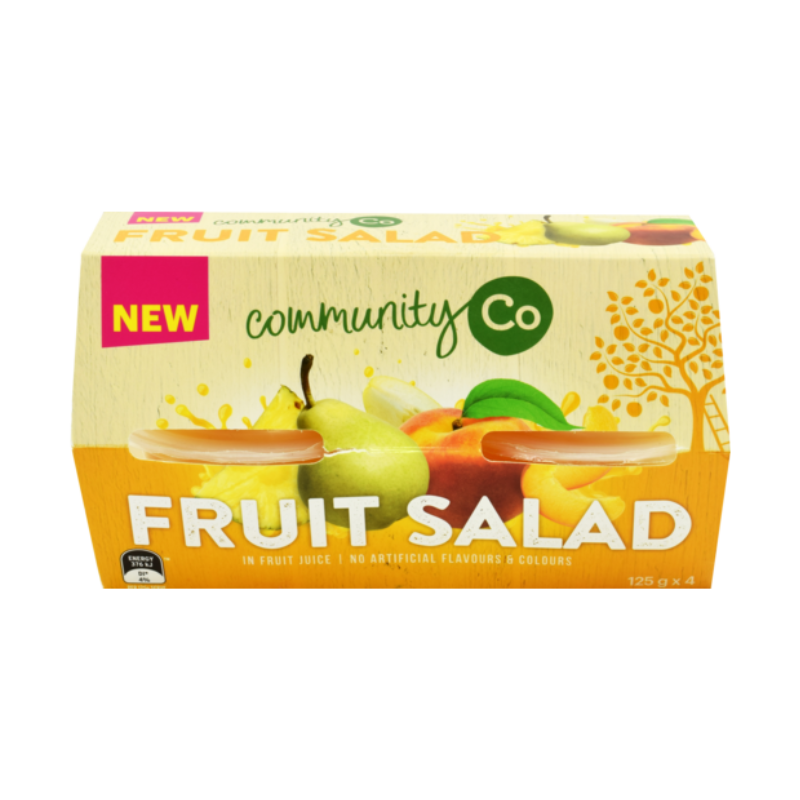 Community CO - Coupelle Fruits Cocktail - 4x125g