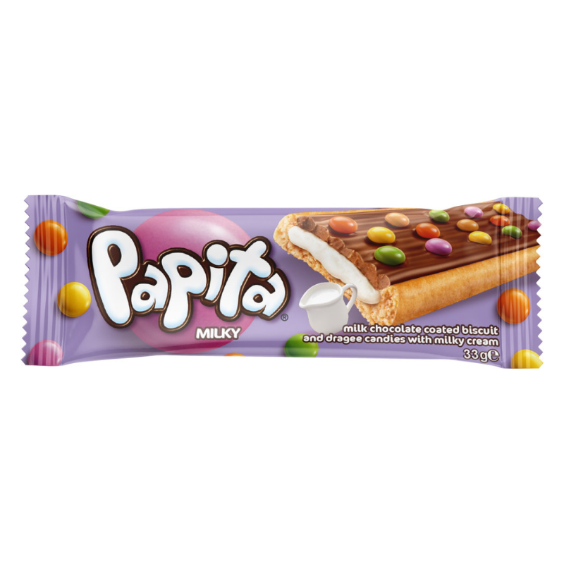Papita - Barre Chocolat au lait - 33g