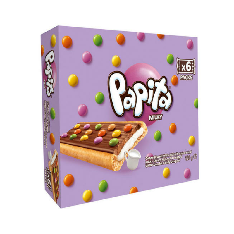 Papita - Barre Chocolat au lait - 6x33g