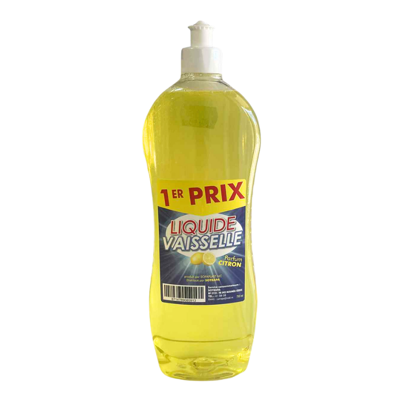 1er Prix - Liquide Vaisselle - Citron - 750ml