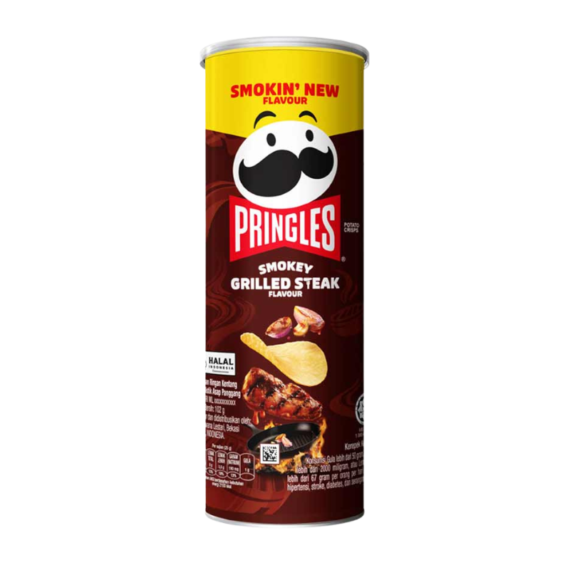Pringles - Chips Smokey Grilled Steak - 102g