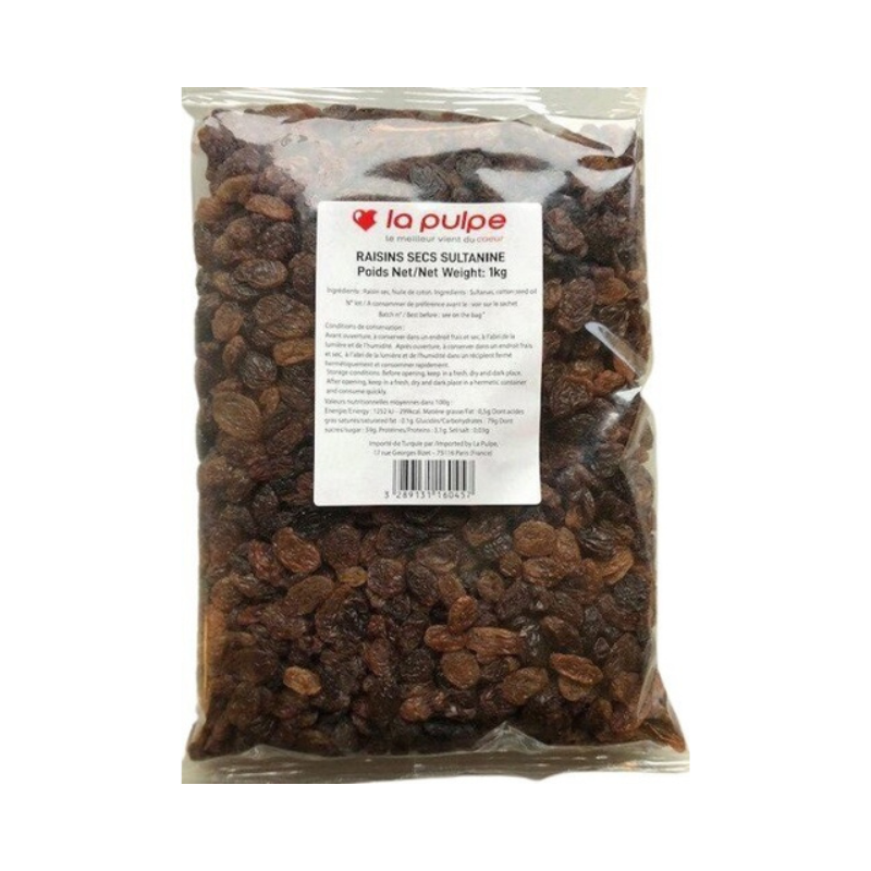 La Pulpe - Raisins Secs Sultanines - 1kg