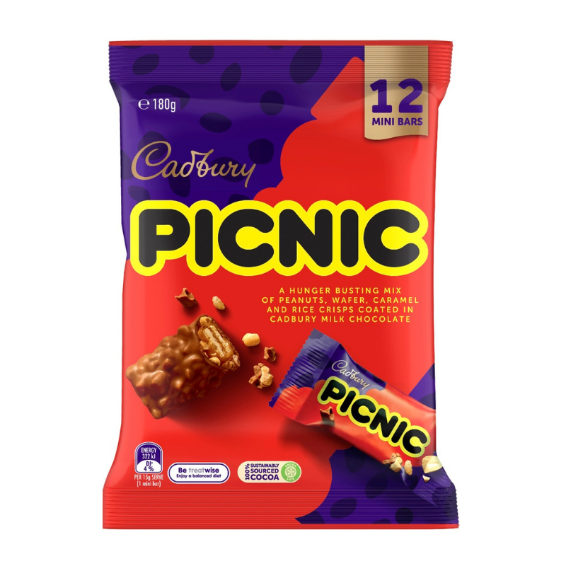 Picnic - Barre chocolat - 180g