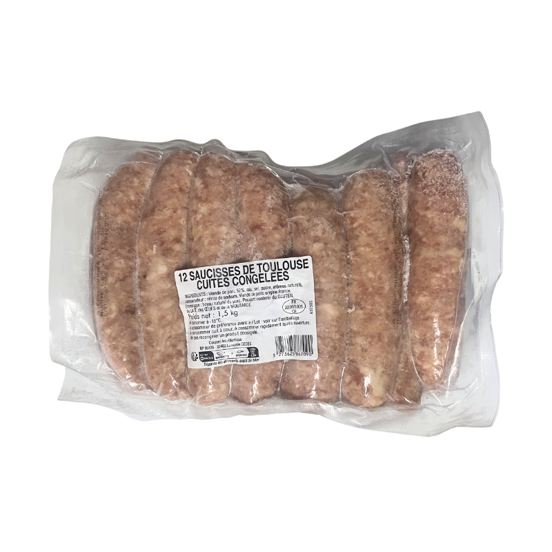 Cooperl - Saucisses Toulouse - 1,5kg