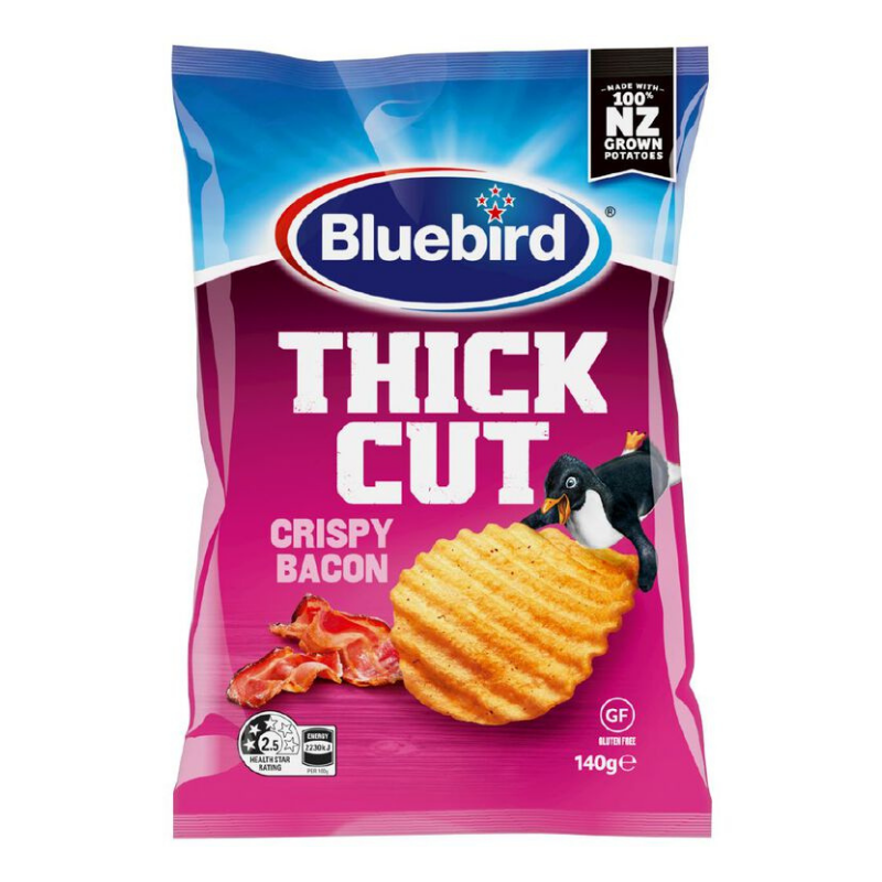 Blue bird - Chips Bacon - 140g