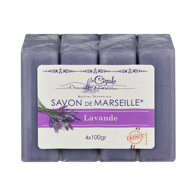 La Cigale - Savon Marseille - Lavande - 4x100g