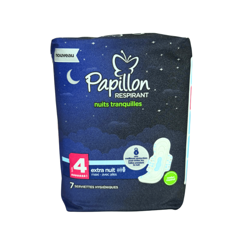 Papillon - Serviette - Extra Nuit - x8