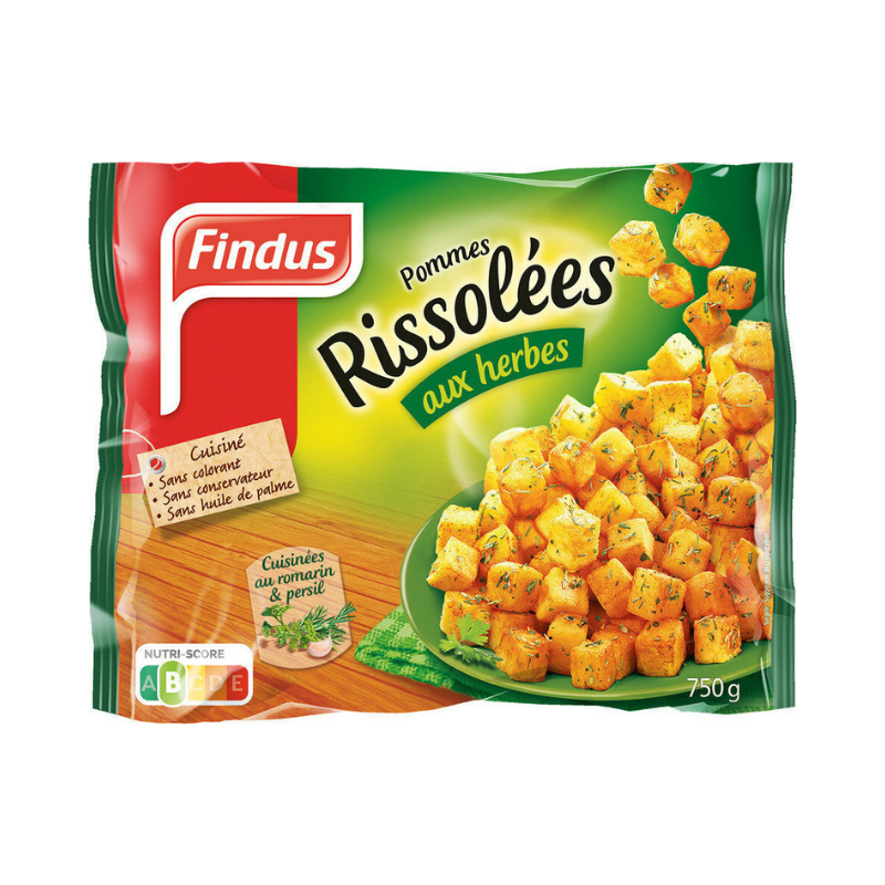 Findus - Pommes Rissolées  Herbes - 750g
