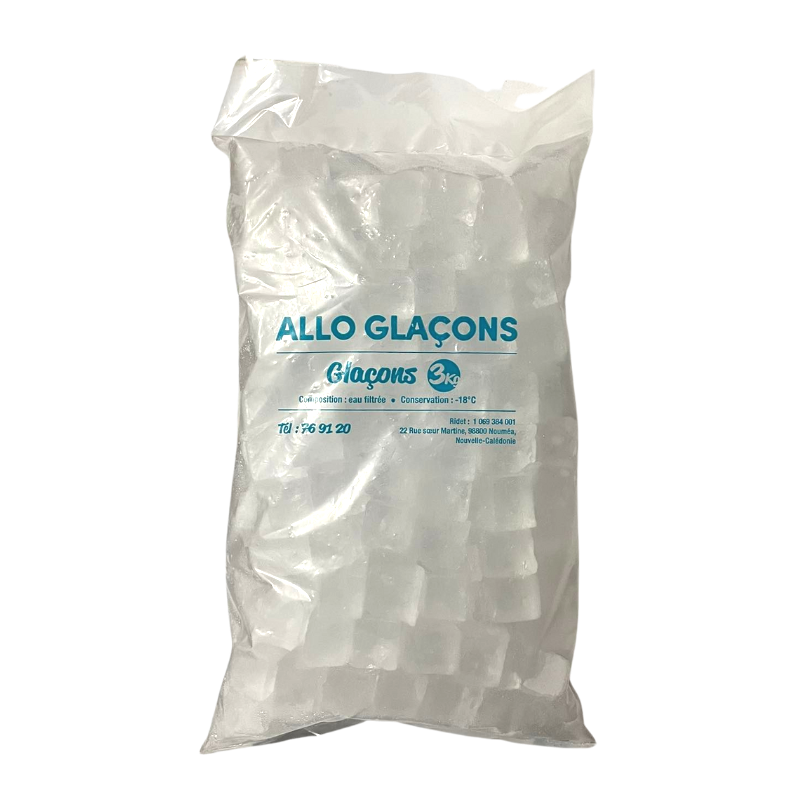 Allo GLaçons - Glaçons Poche - 3kg