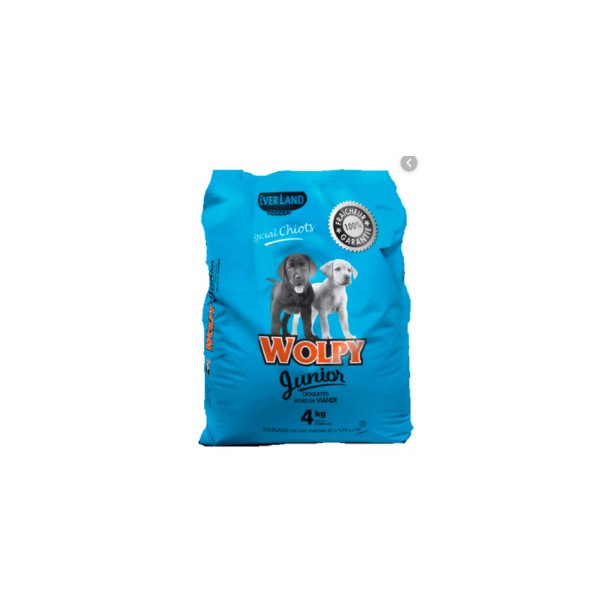 Wolpy - Croquette chien - junior 4kg