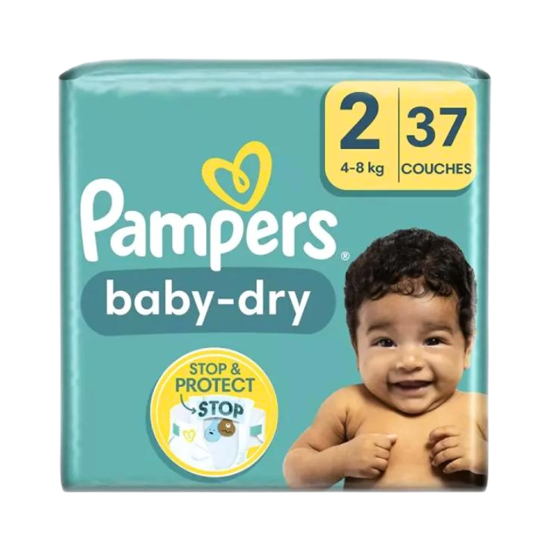 Pampers - Couches S2 - 4/8kg - x37